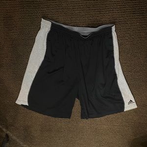Men’s Black Adidas Running Shorts.